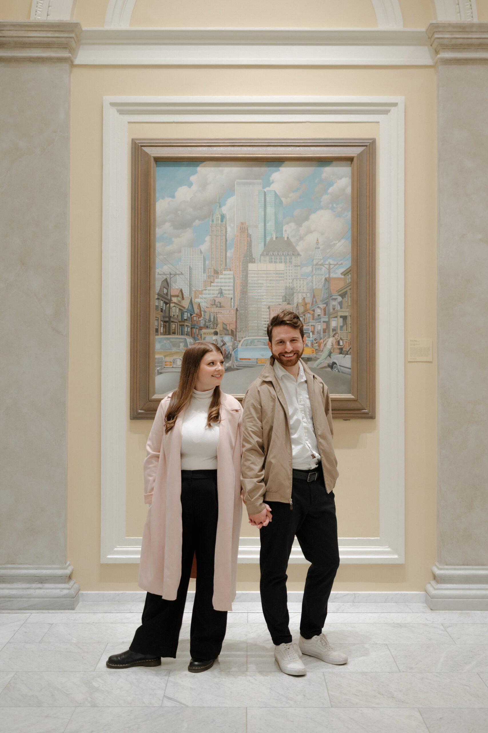 An Engagement Session at Boston Athenaeum